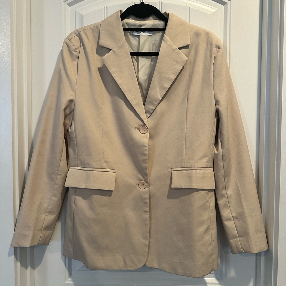 Petal and Pup Women’s Beige Blazer